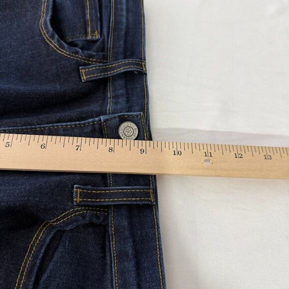 Judy Blue Jeans 11 30 Dark Wash Skinny Stretch High Rise Made in USA Curvy Fit - Picture 5 of 6